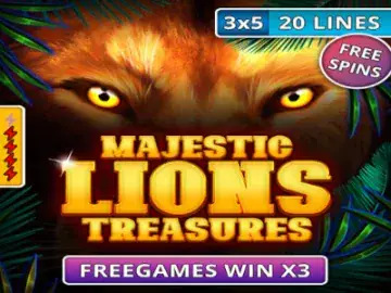 Majestic Lions Treasure Demo Slot