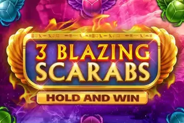 3 Blazing Scarabs Hold and Win Demo Slot